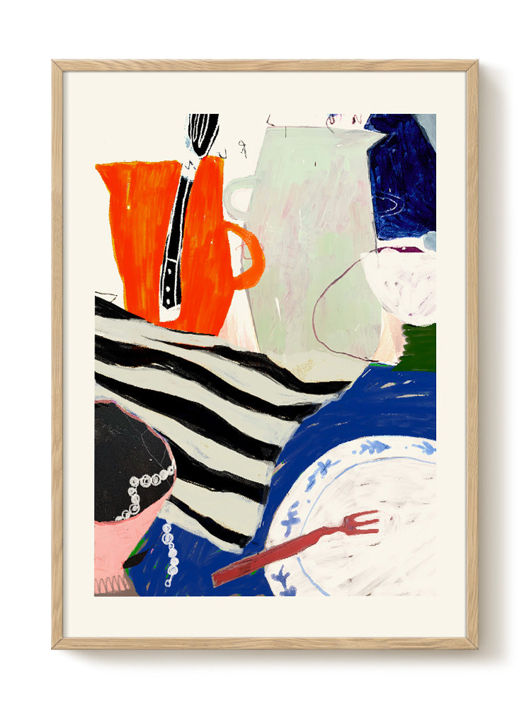 abstract portrait portrait Poster