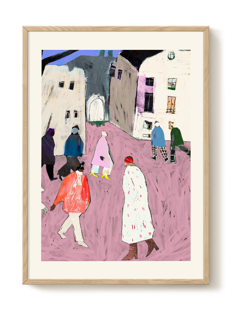 abstract portrait portrait Poster