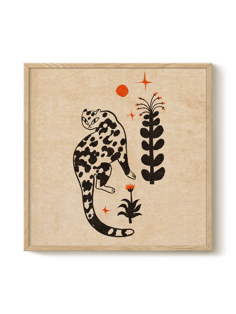 Abstract Birds Print – modern animal wall art, unique design