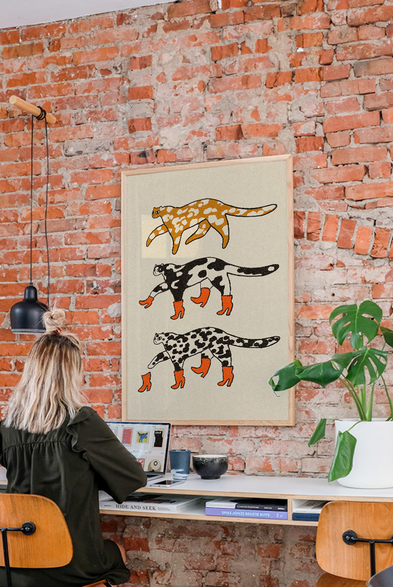 Enikő Eged - Leopard Boots