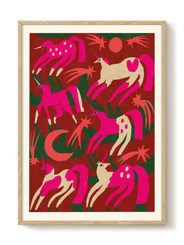 abstract animal portrait Poster