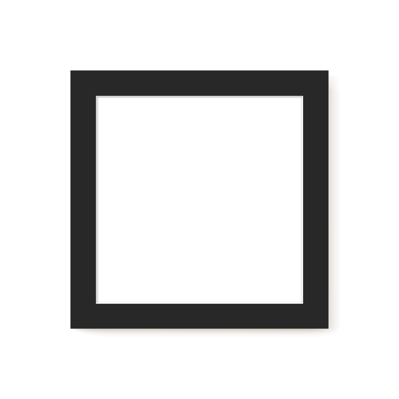 Black Mat Board