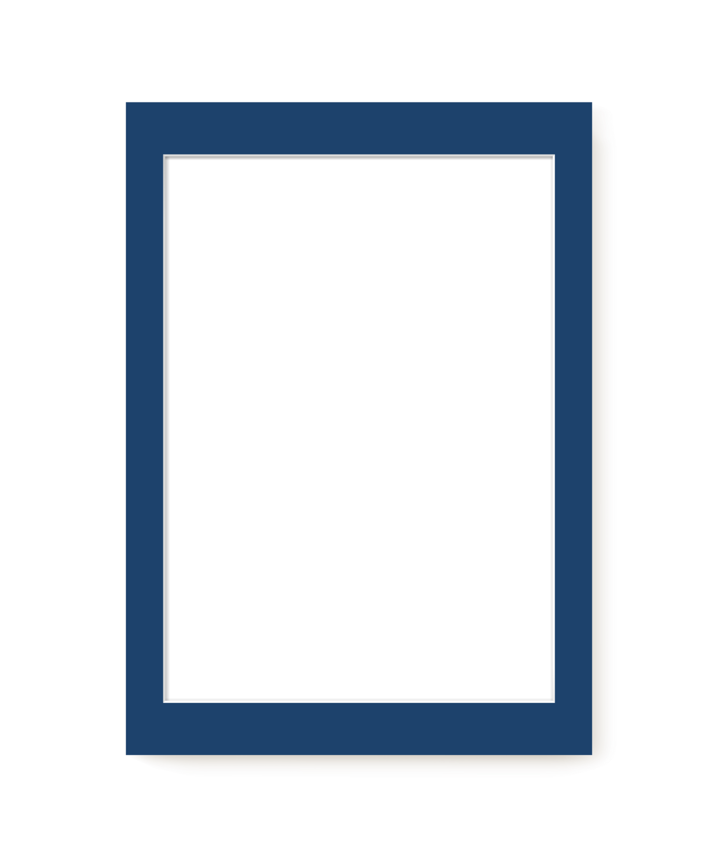 Blue Mat Board – modern wall art print, Falcozi Studio