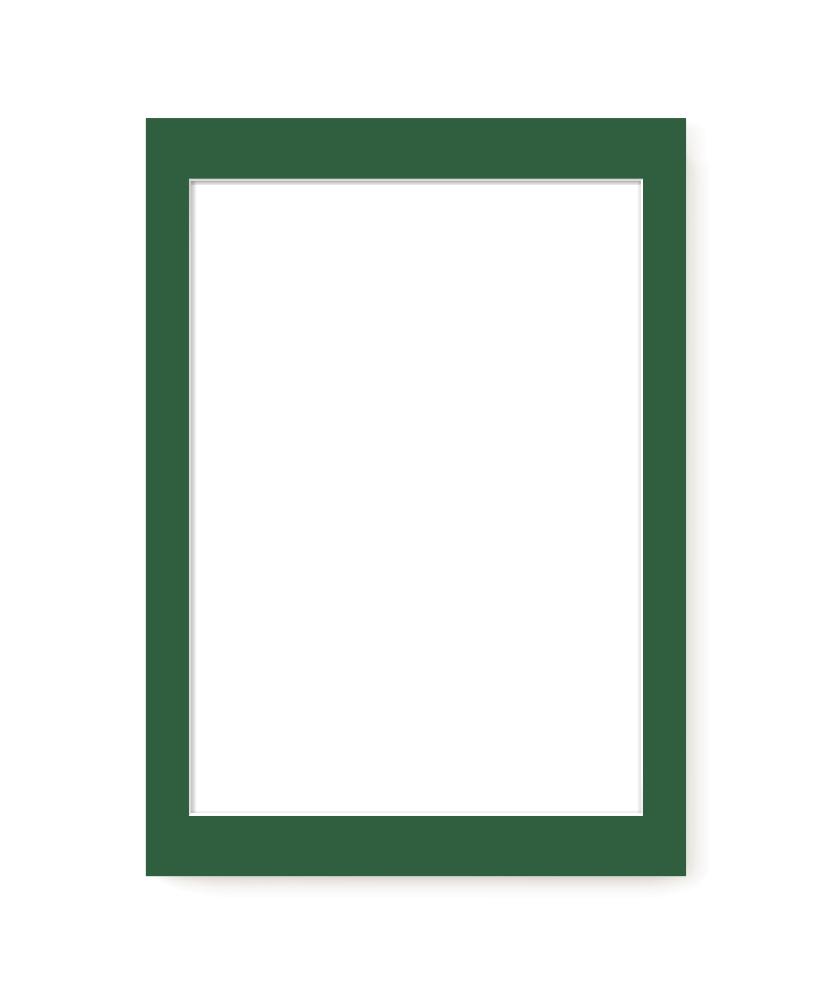 Green Mat Board – modern wall art print, Falcozi Studio