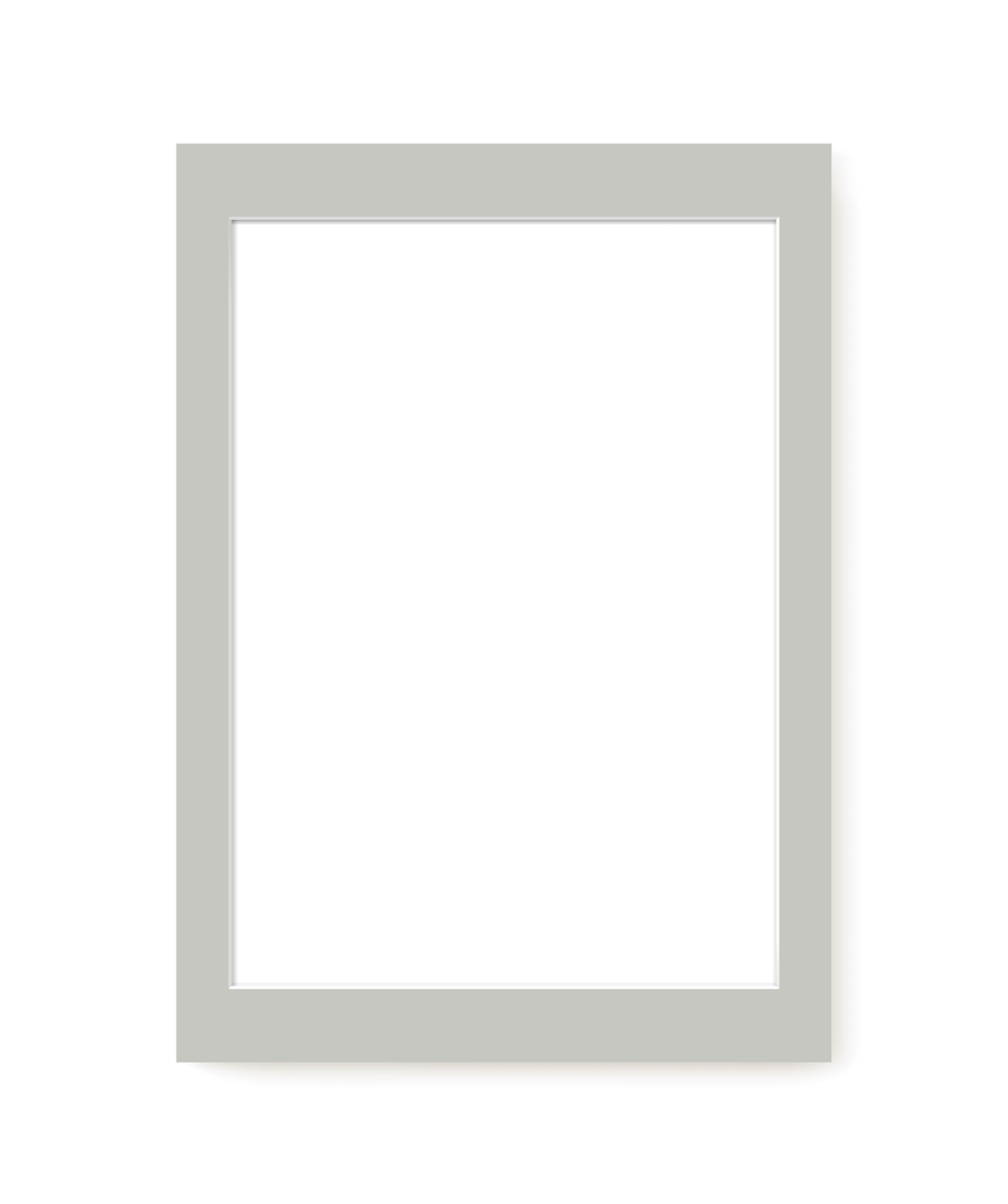 Grey Mat Board – modern wall art print, Falcozi Studio