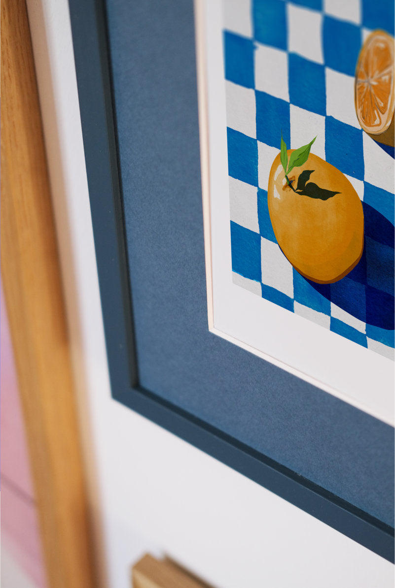 Petrol Blue Mat Board