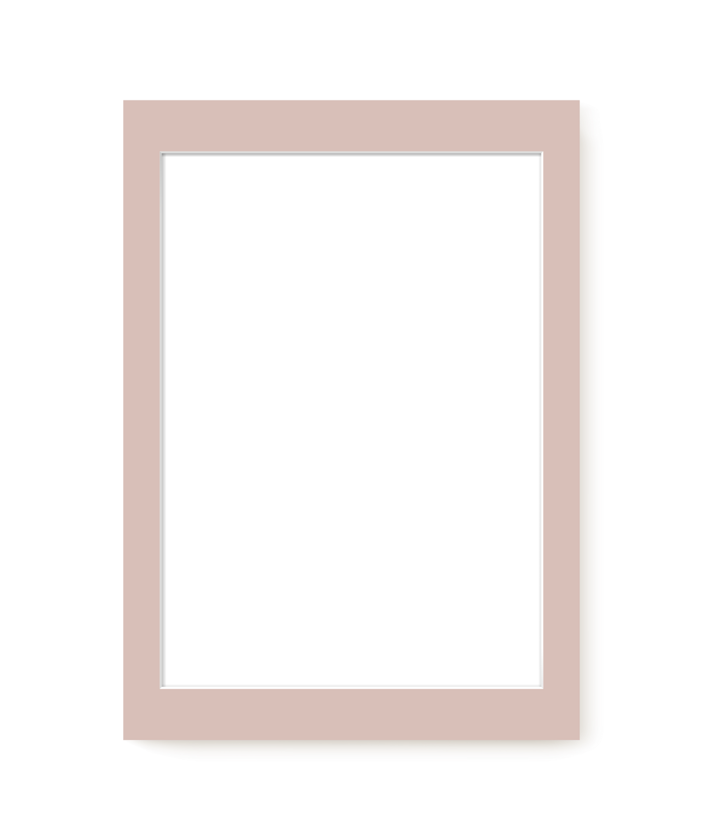 Pink Mat Board – modern wall art print, Falcozi Studio
