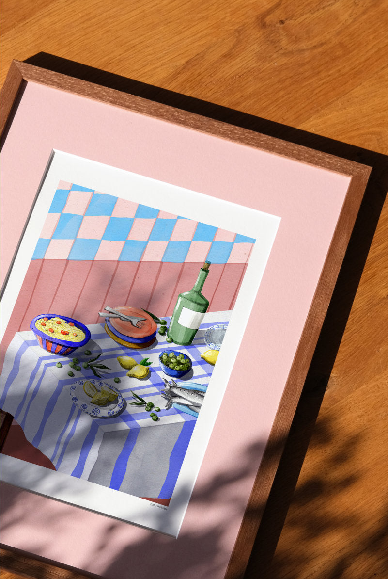 Pink Mat Board