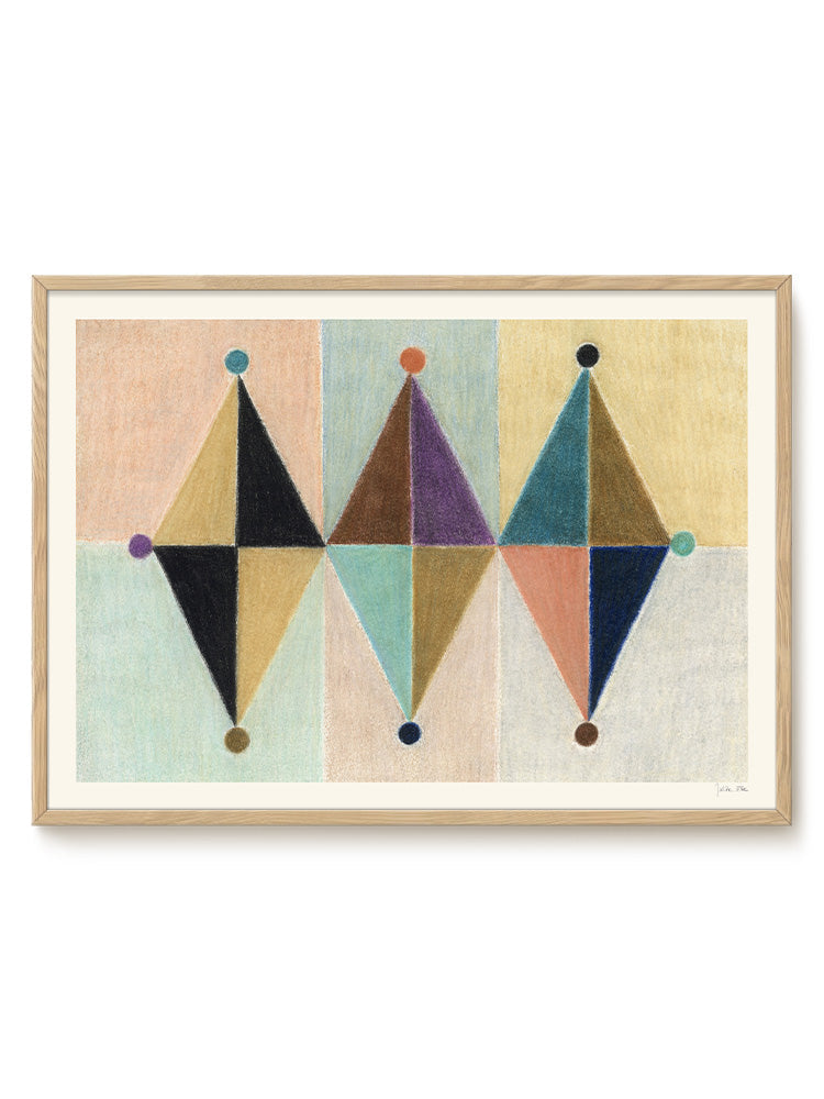 abstract landscape horizontal neutral Poster