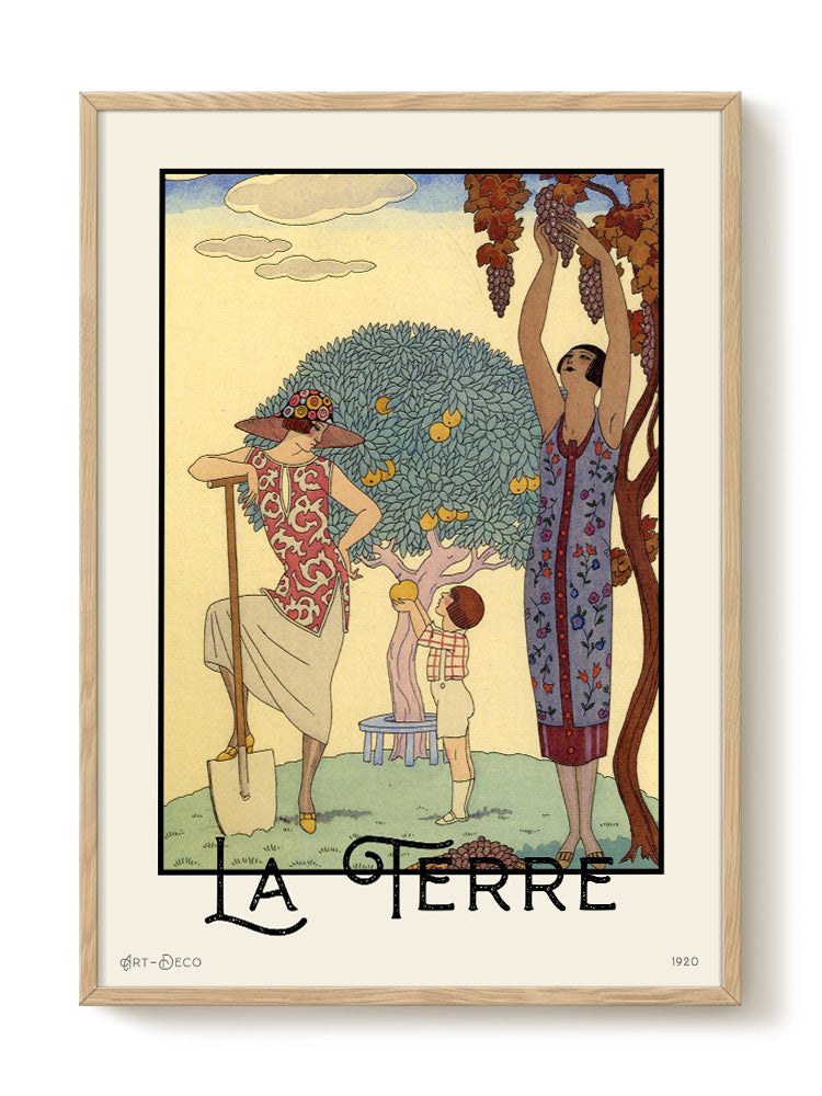 vintage portrait portrait Poster