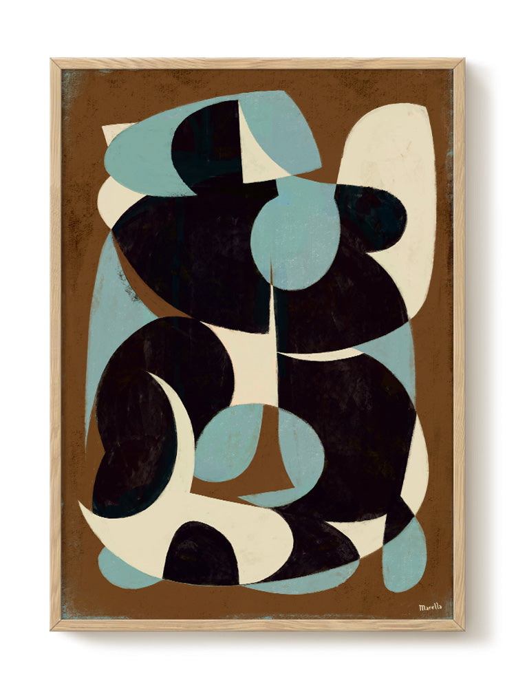 abstract portrait portrait Poster