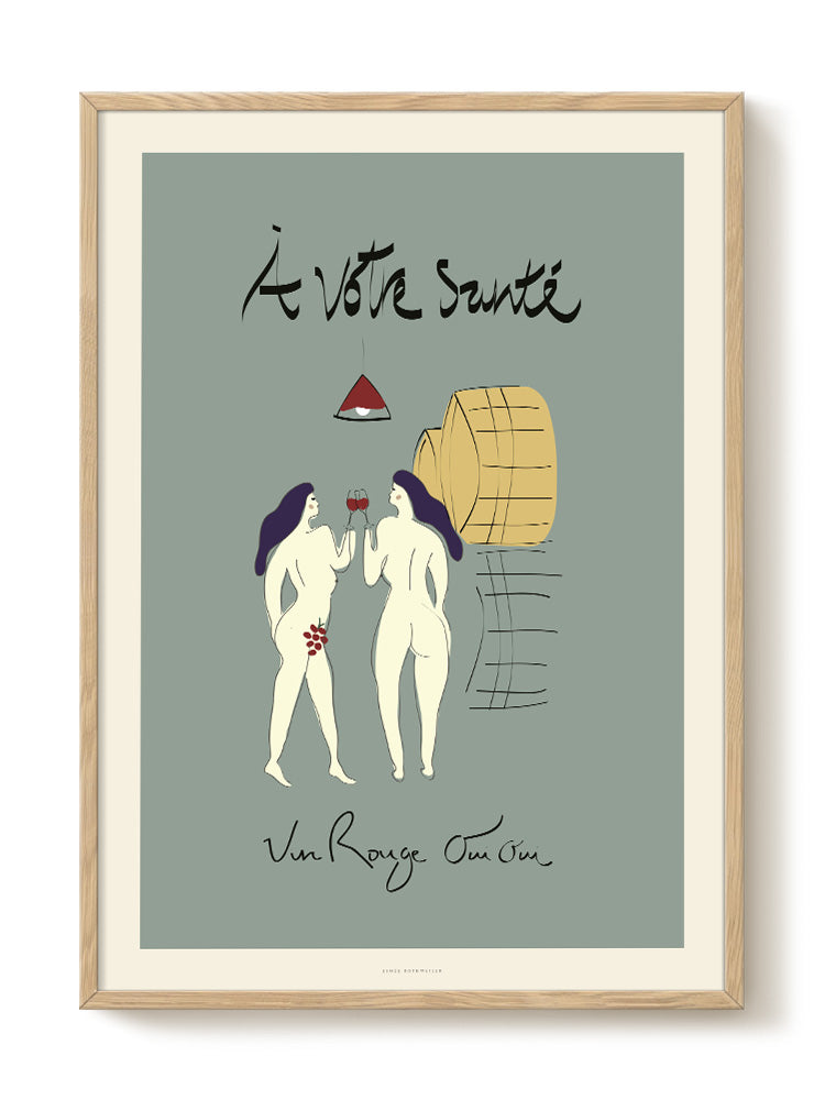 abstract portrait portrait Poster