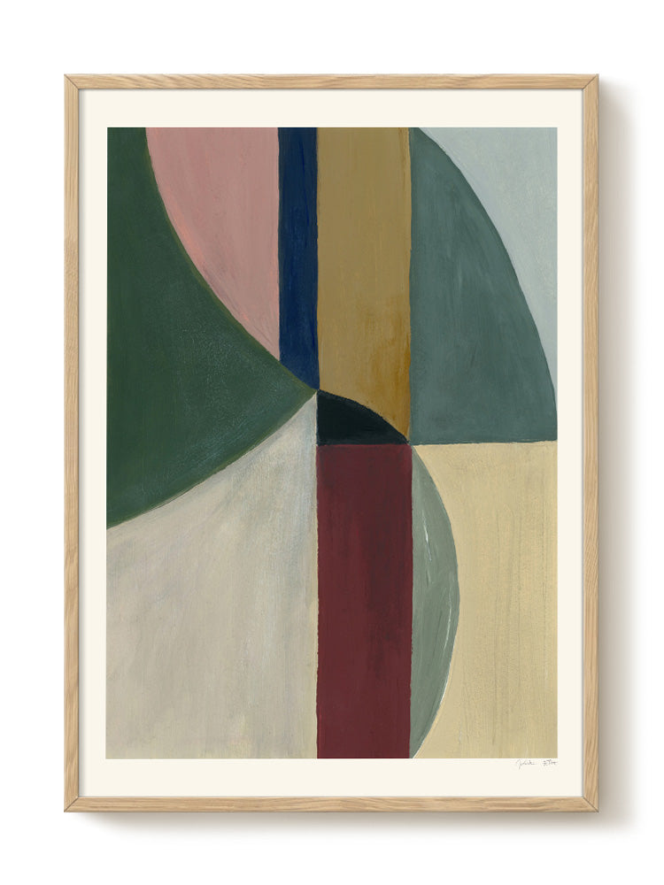 Julita Elbe - Colored shape – modern wall art print, Falcozi Studio