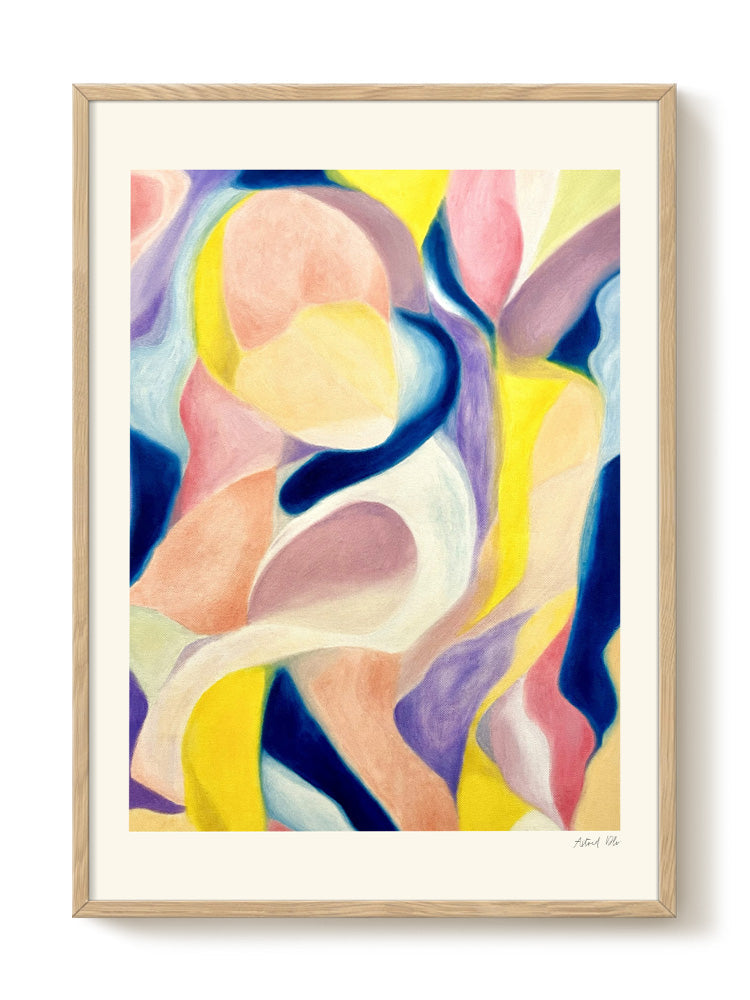 abstract portrait portrait Poster