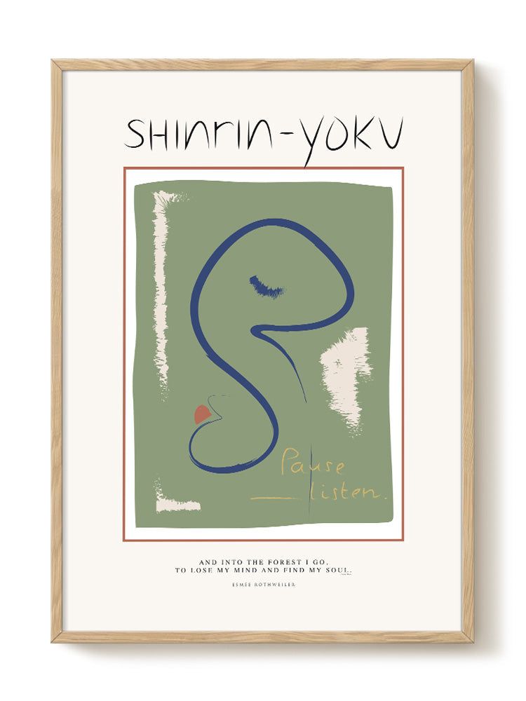 abstract portrait portrait Poster