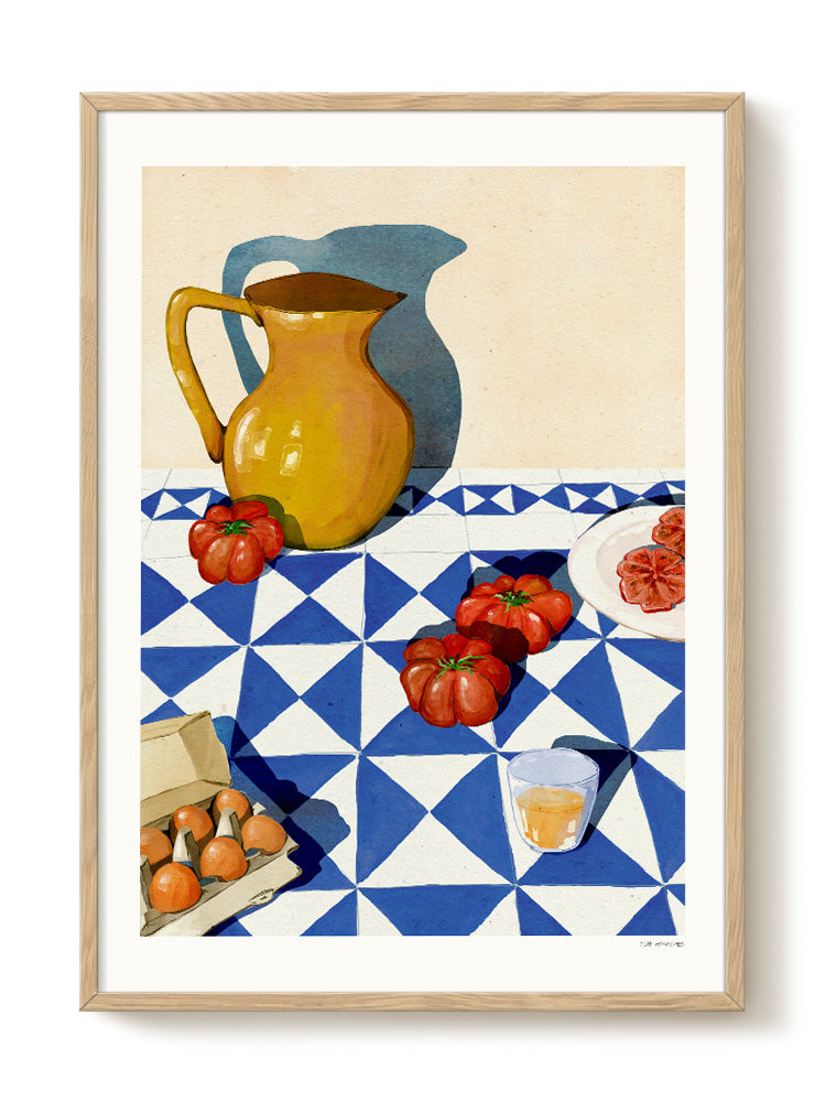 abstract portrait portrait Poster