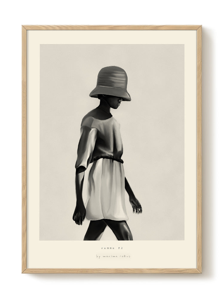 abstract portrait portrait Poster