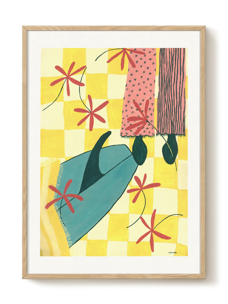 abstract portrait portrait Poster