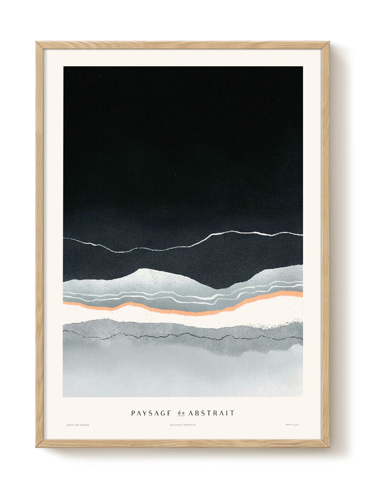 abstract portrait portrait Poster