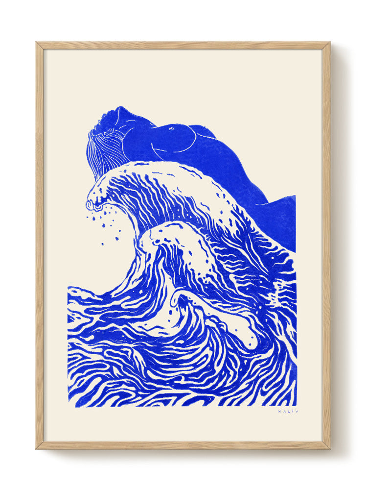 abstract portrait portrait Poster