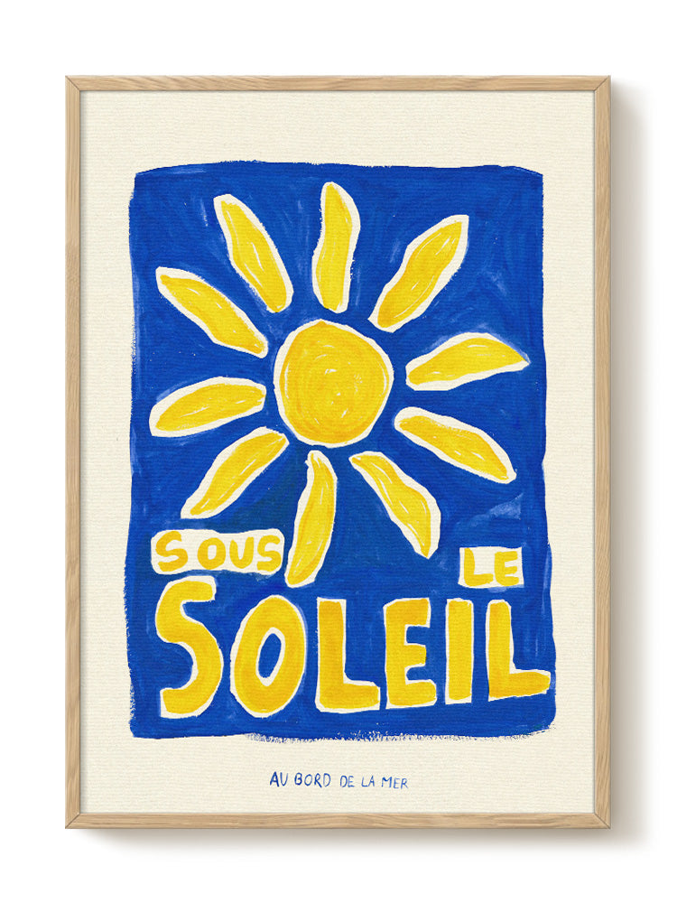 Abstract art print – Abbie Franks - Sous le Soleil, contemporary wall decor