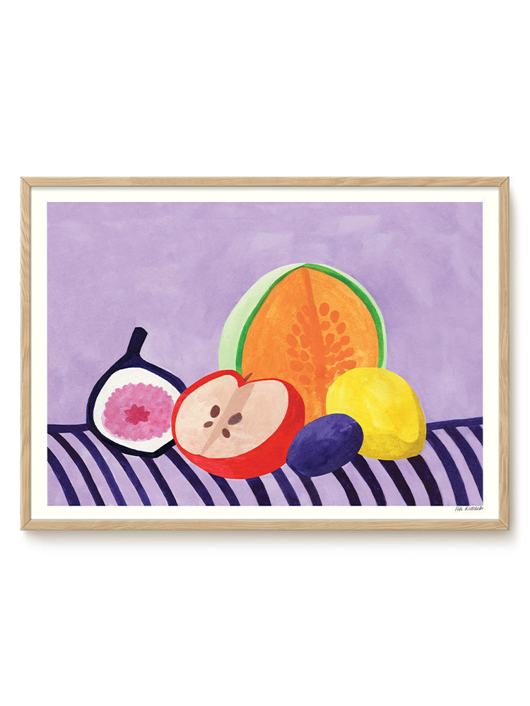 abstract horizontal pastel Poster