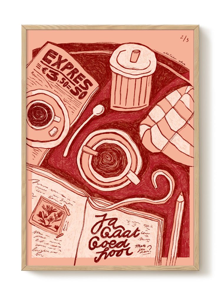 abstract portrait portrait Poster