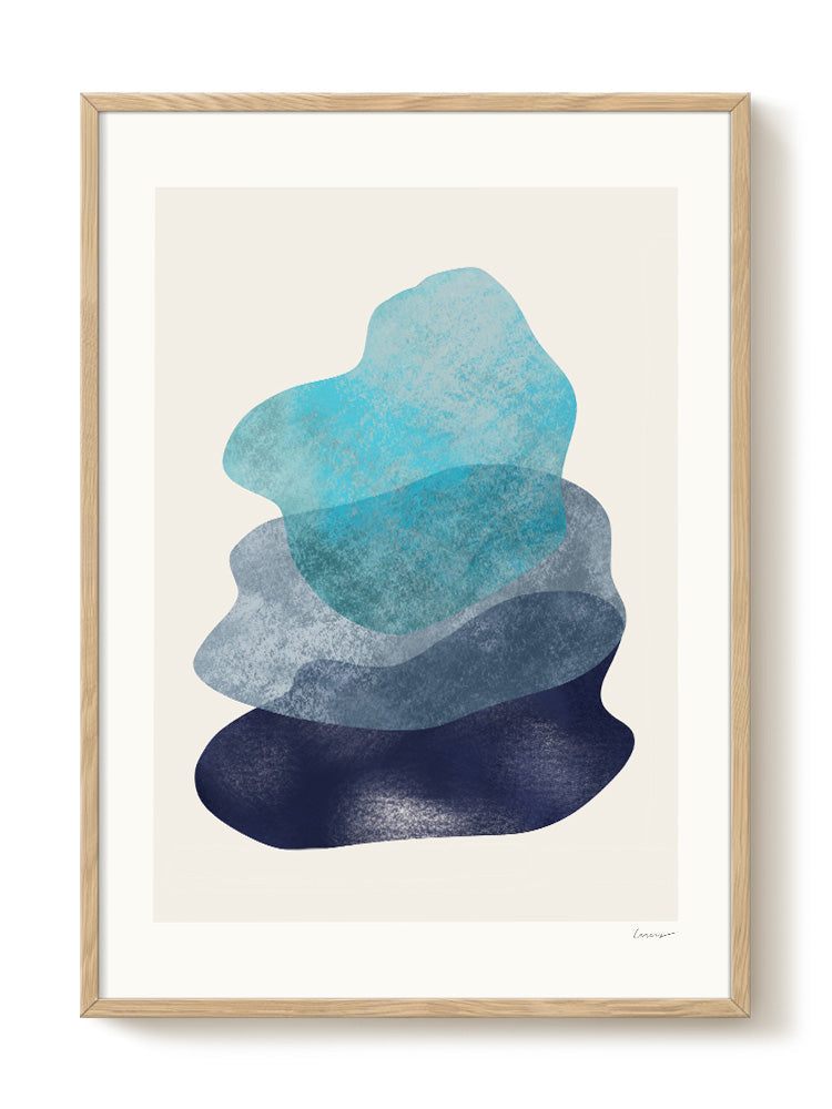 abstract portrait portrait Poster