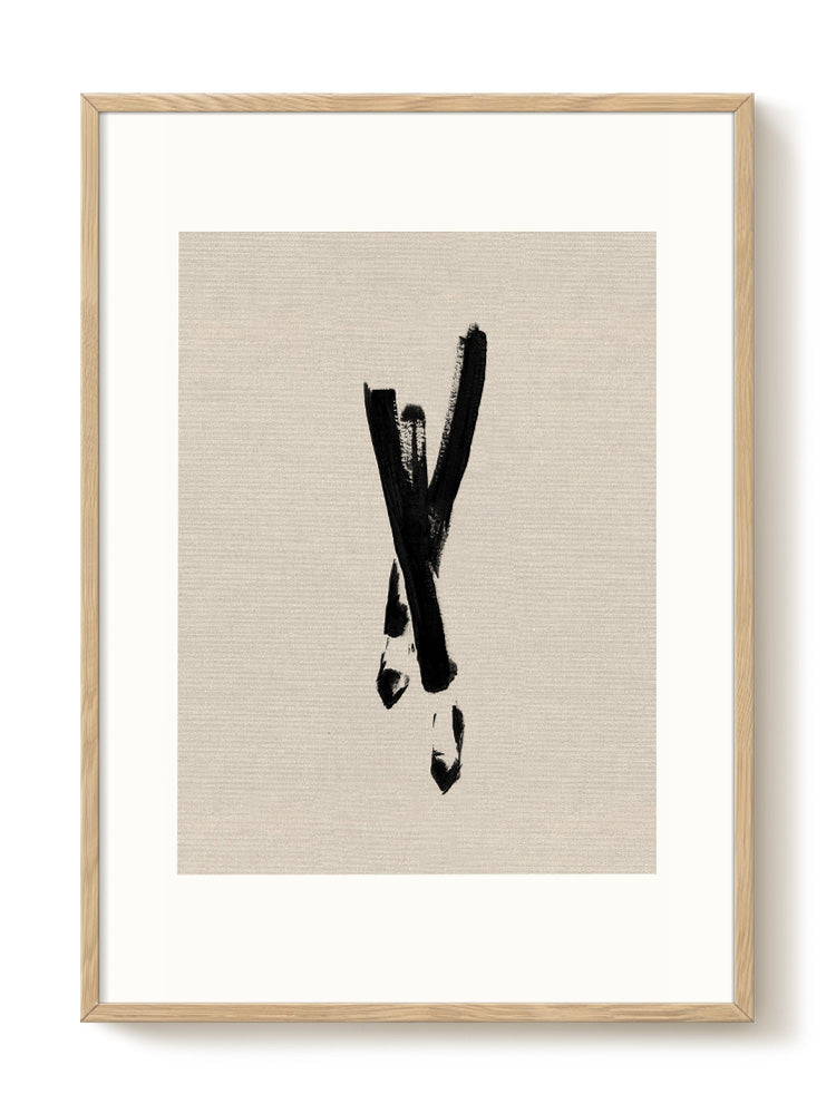 abstract portrait portrait Poster