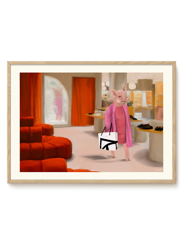 abstract animal landscape Poster