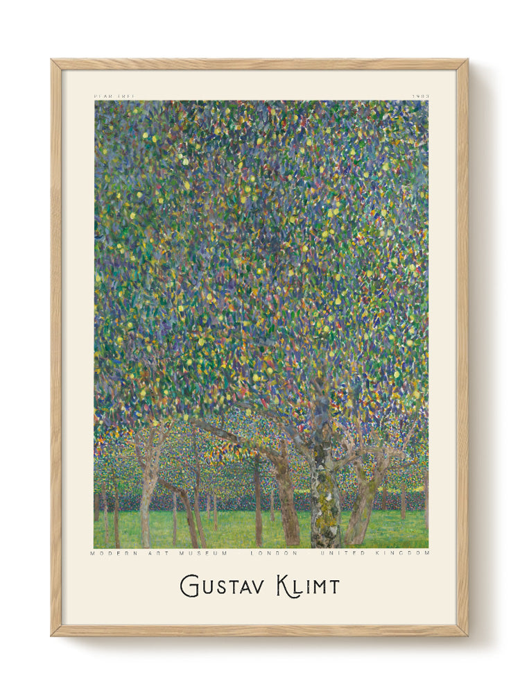 Gustav Klimt - Pear tree – modern wall art print, Falcozi Studio