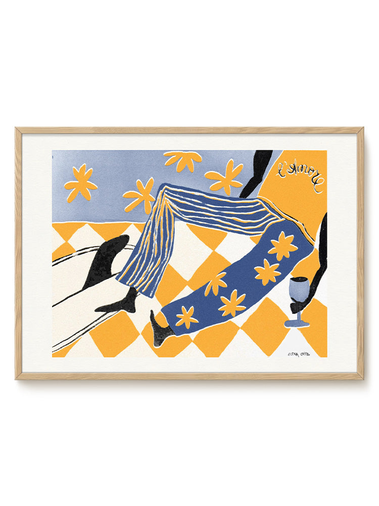 abstract landscape horizontal Poster