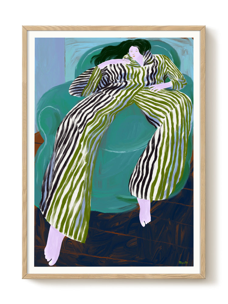 abstract portrait portrait Poster