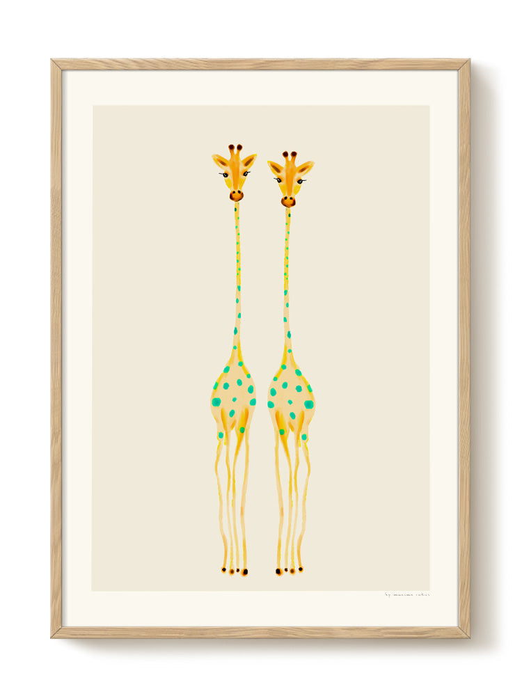 Abstract Birds Print – modern animal wall art, unique design