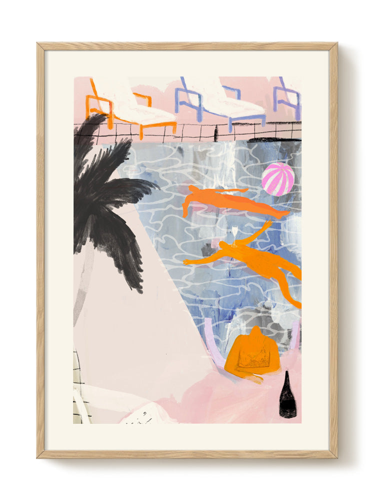 abstract portrait portrait Poster