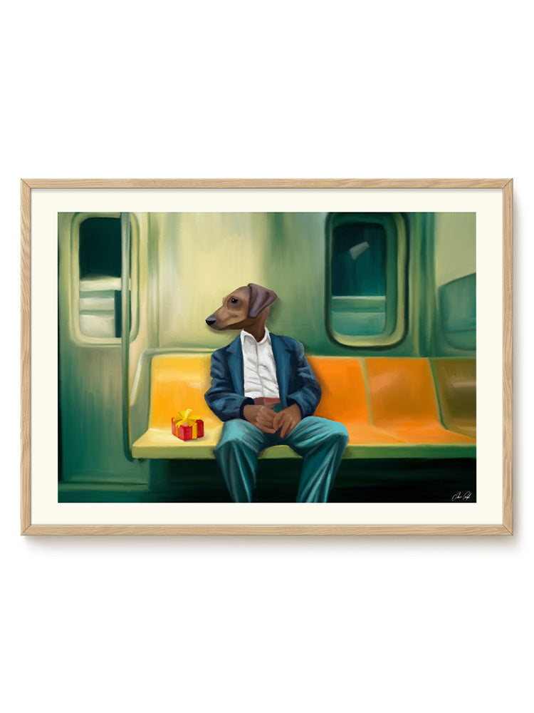 abstract animal landscape Poster