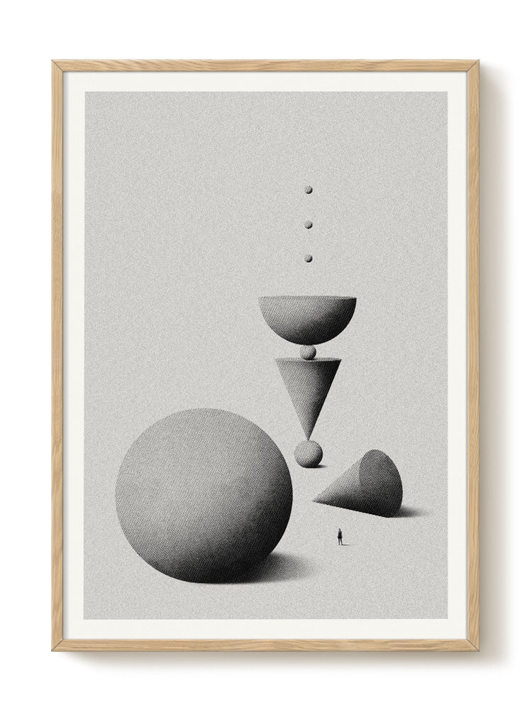 minimalist portrait portrait black Poster