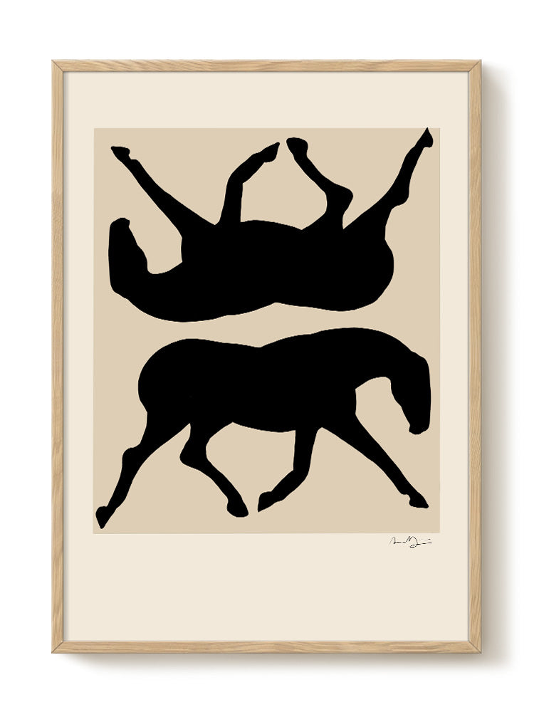 Anna Mörner - Horse – modern wall art print, Falcozi Studio