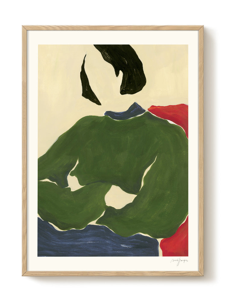 abstract portrait portrait Poster