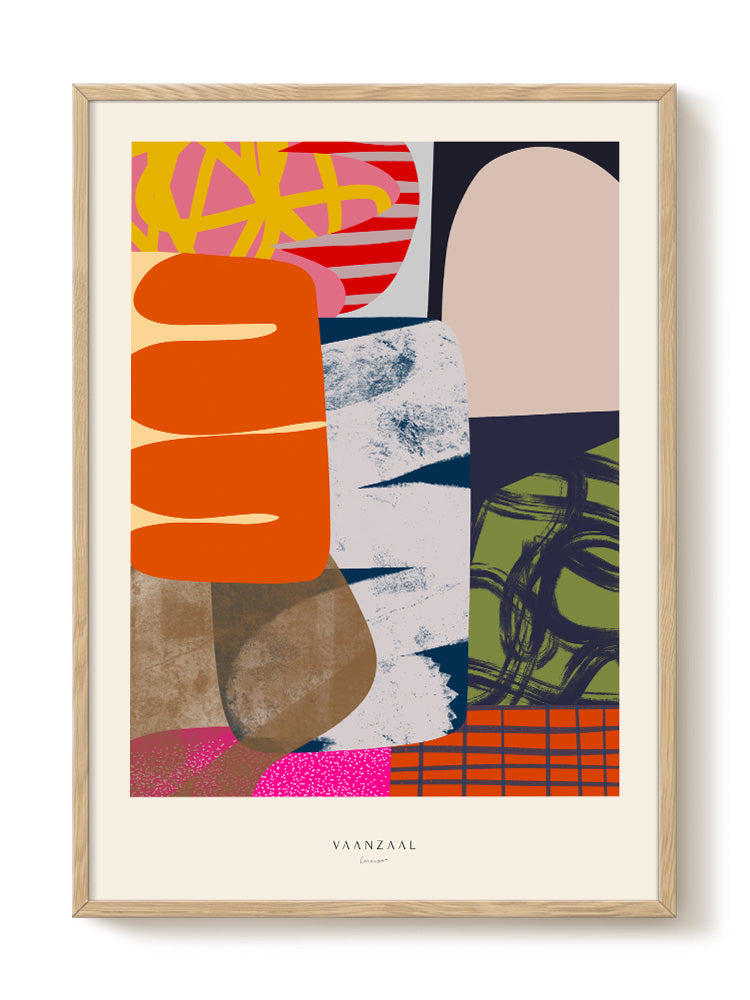 abstract portrait portrait Poster