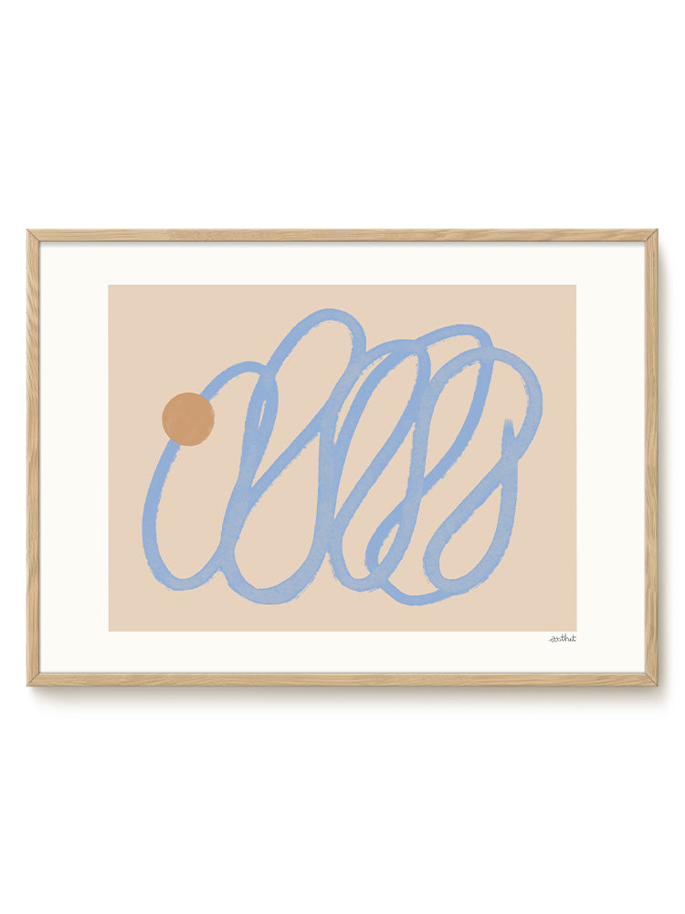 abstract landscape landscape Poster