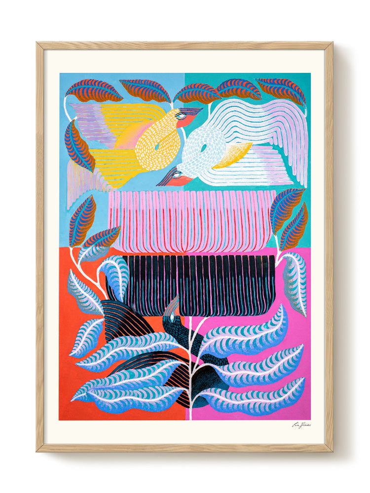 abstract portrait portrait Poster