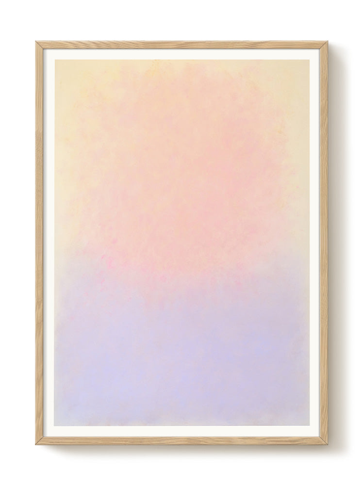 abstract portrait portrait pastel Poster