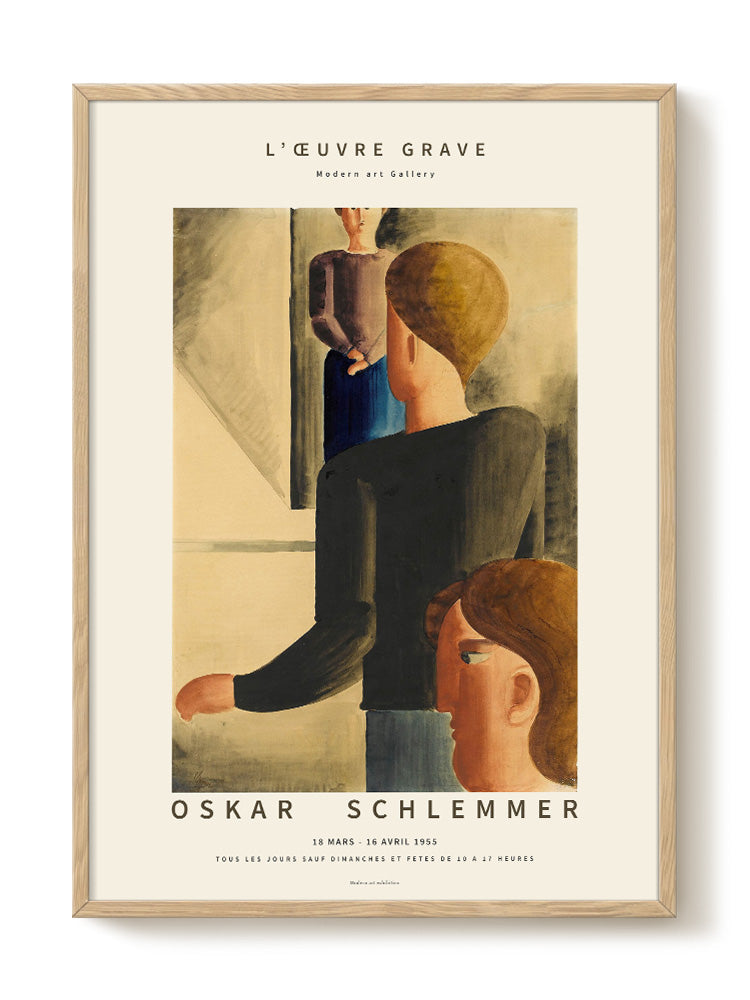 abstract portrait portrait Poster