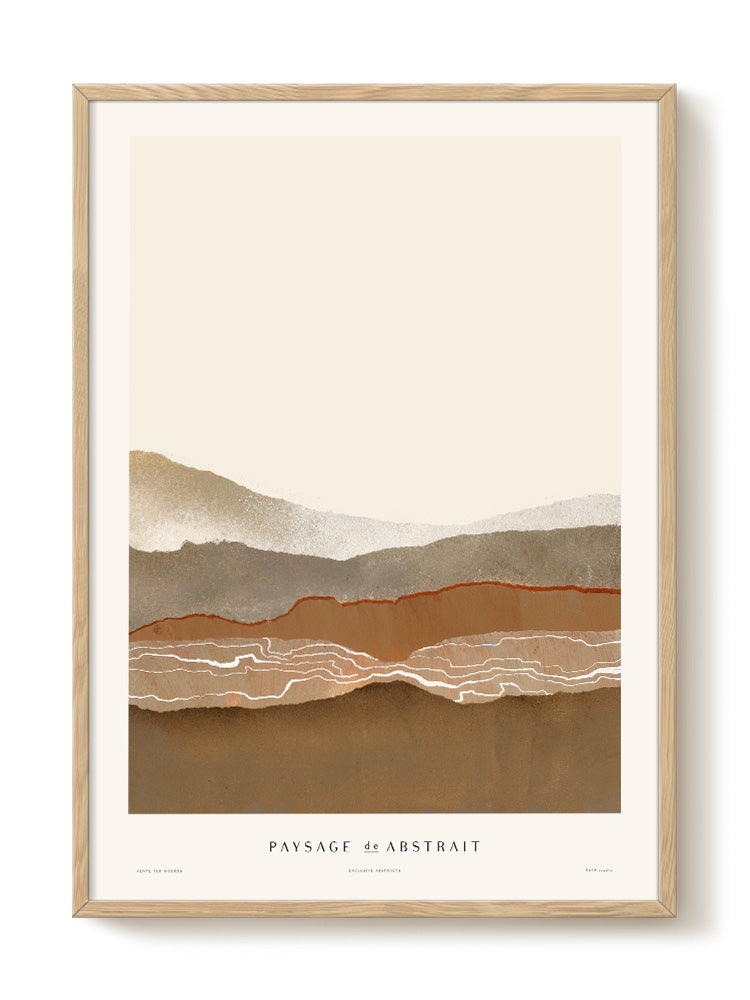 abstract portrait portrait Poster