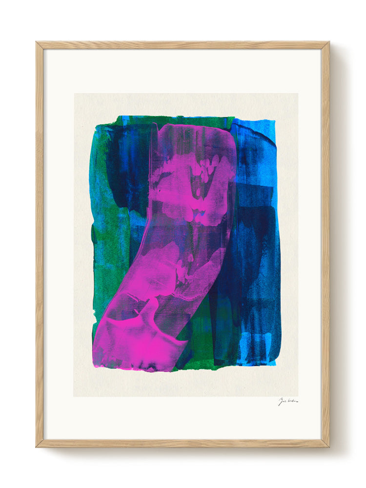 abstract portrait portrait Poster