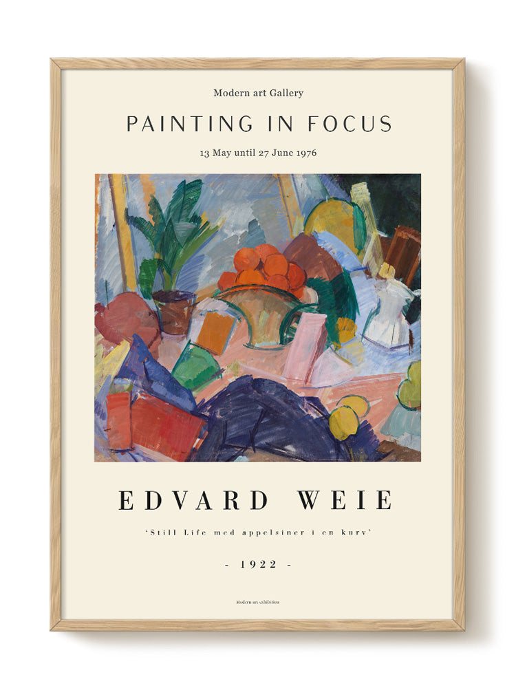Edvard Weie - Appelsiner – modern wall art print, Falcozi Studio