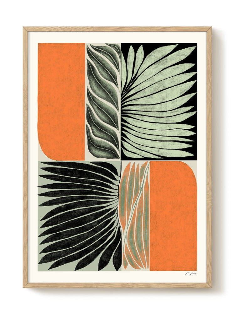 abstract portrait portrait Poster