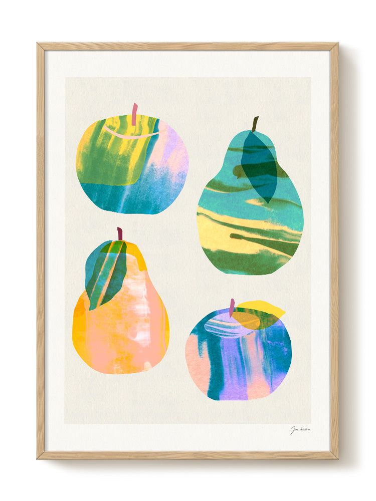 Zoe - Fruity – modern wall art print, Falcozi Studio