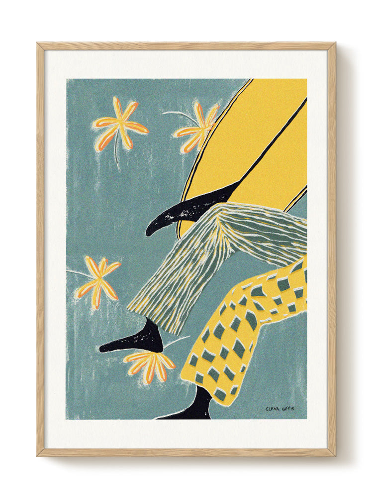 abstract portrait portrait Poster